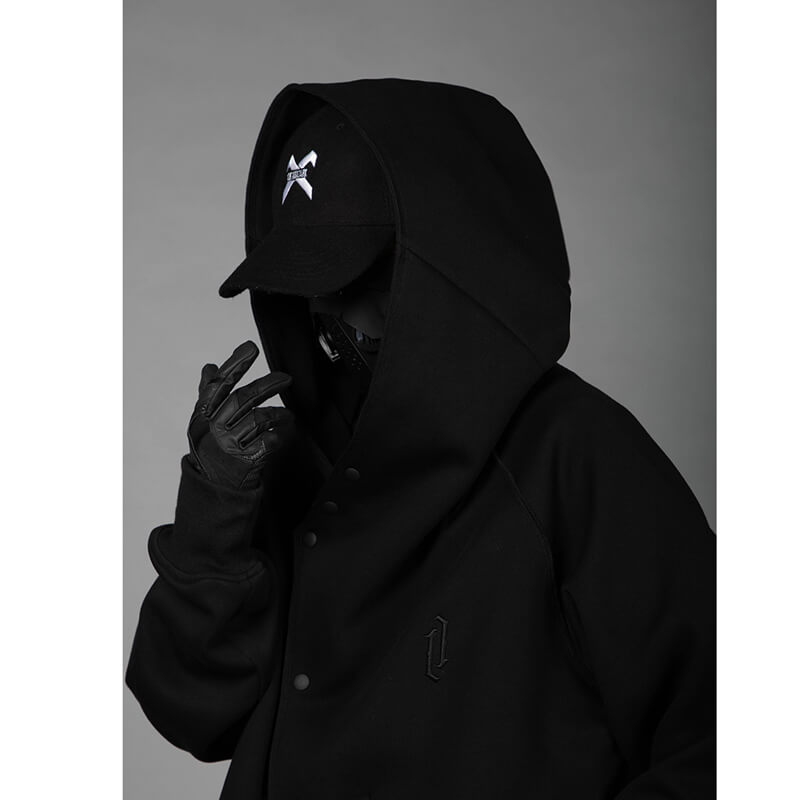 HOODIE Dark TECHWEAR "Ryu" Pullover Hoodie