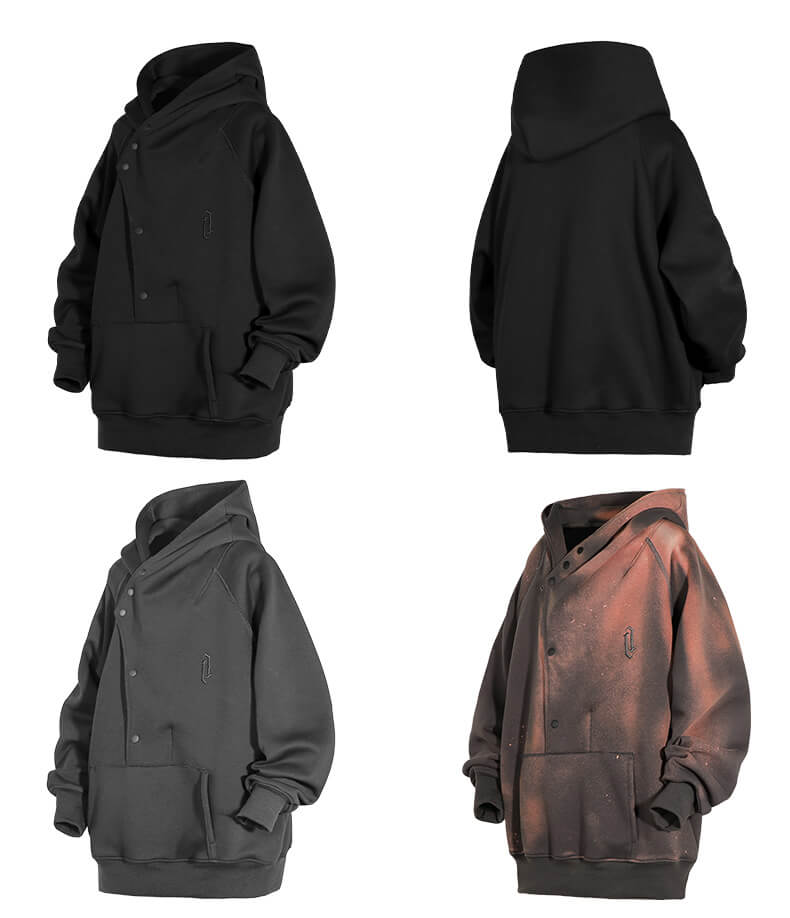 HOODIE Dark TECHWEAR "Ryu" Pullover Hoodie