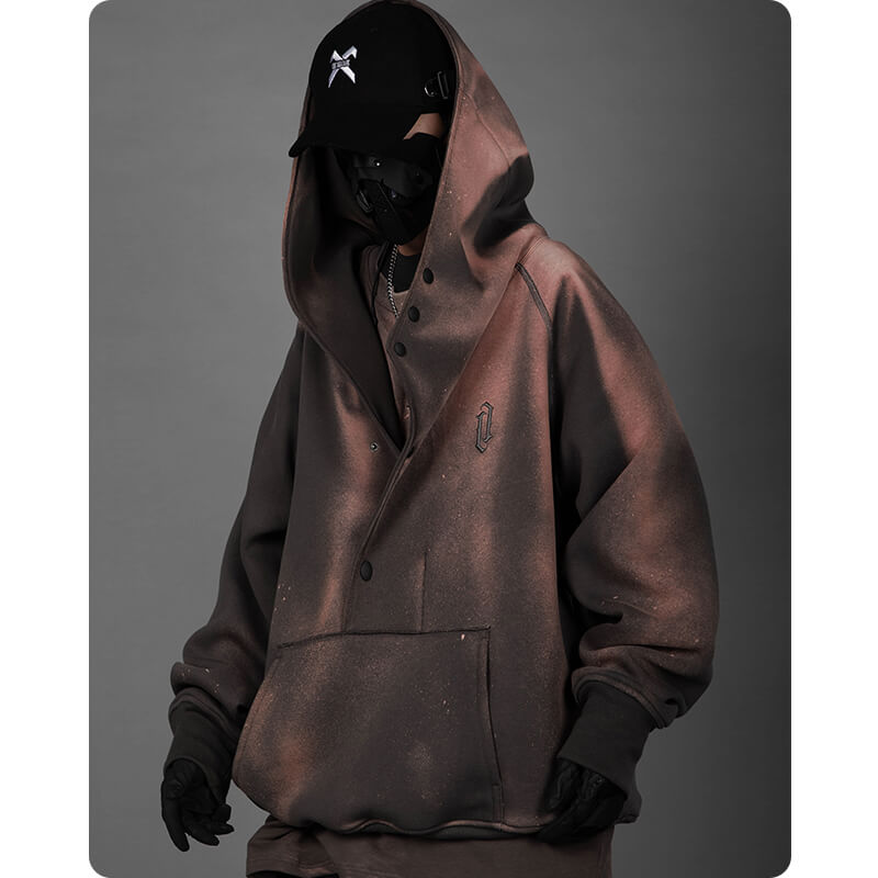 HOODIE Dark TECHWEAR "Ryu" Pullover Hoodie