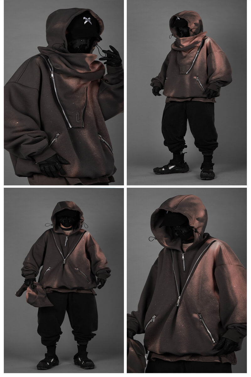 HOODIE TECHWEAR "Ankoku" Oversize Hoodie