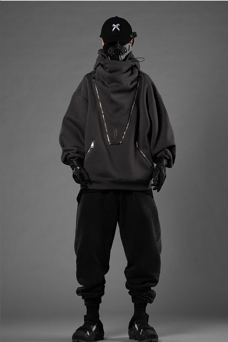 HOODIE TECHWEAR "Ankoku" Oversize Hoodie
