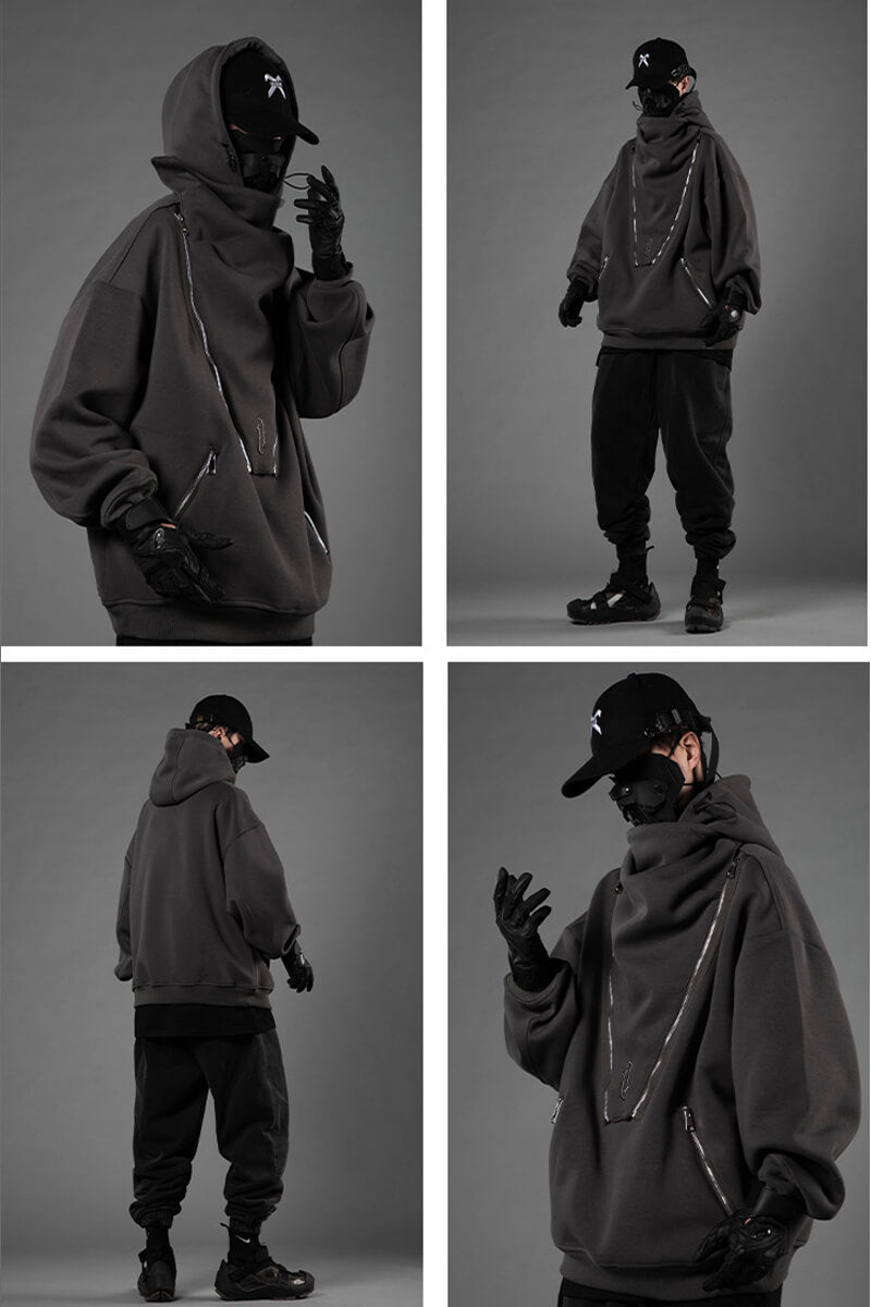 HOODIE TECHWEAR "Ankoku" Oversize Hoodie