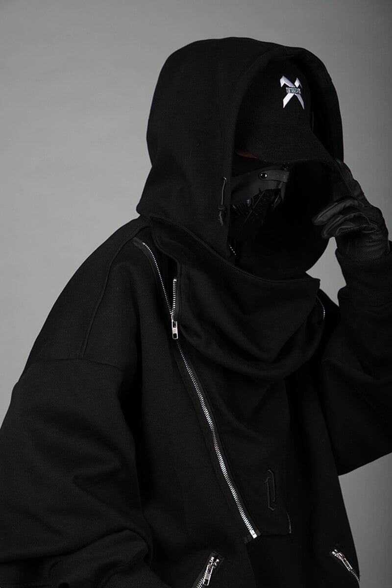 HOODIE TECHWEAR "Ankoku" Oversize Hoodie