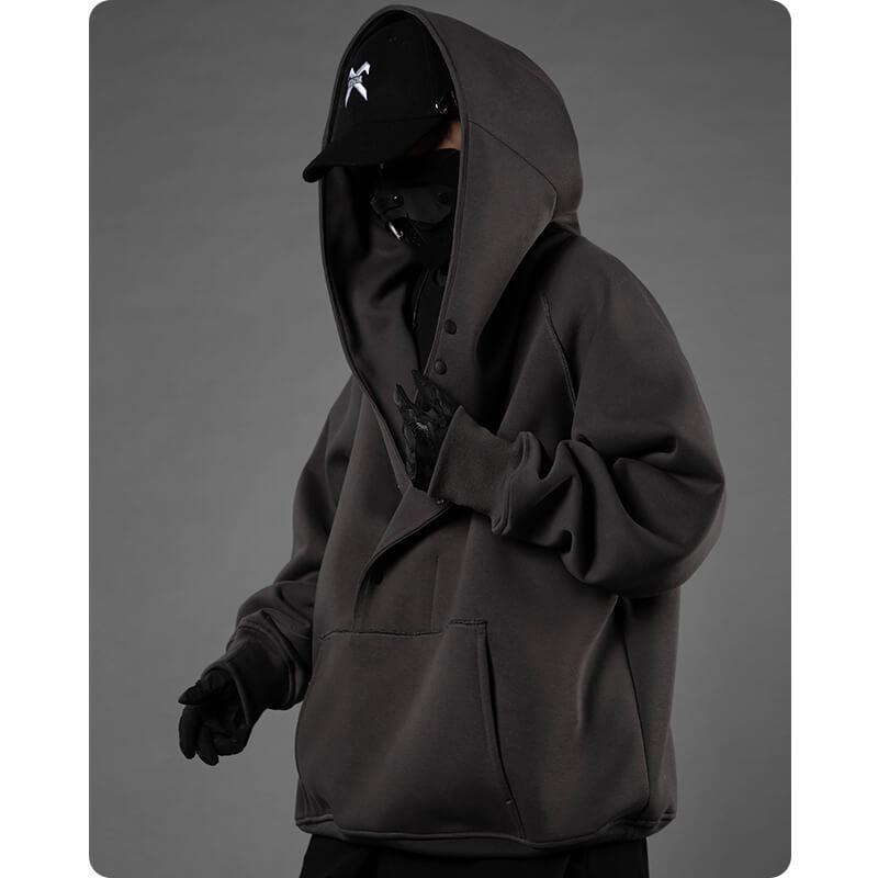 HOODIE Dark TECHWEAR "Ryu" Pullover Hoodie